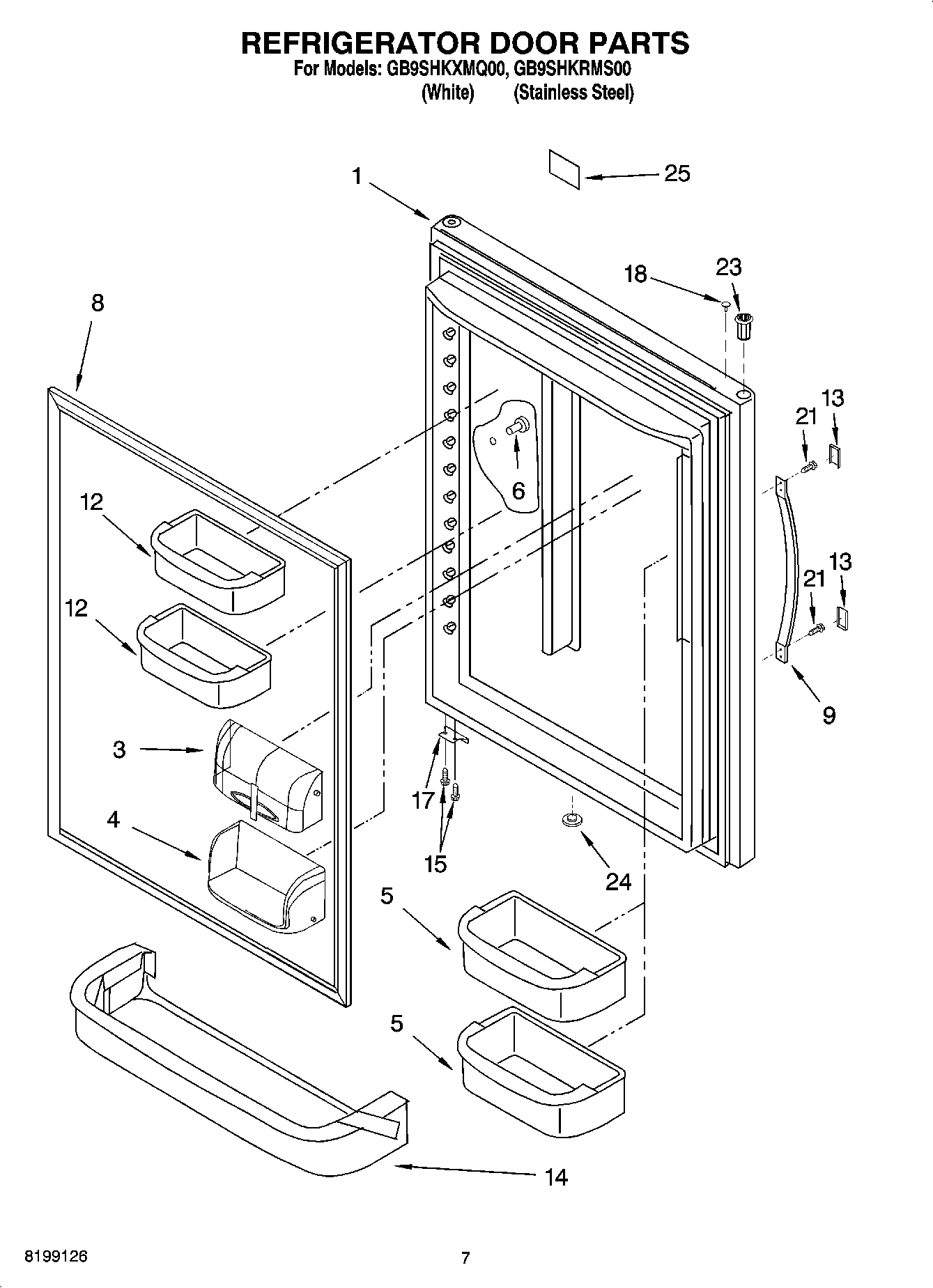 05 - REFRIGERATOR DOOR PARTS