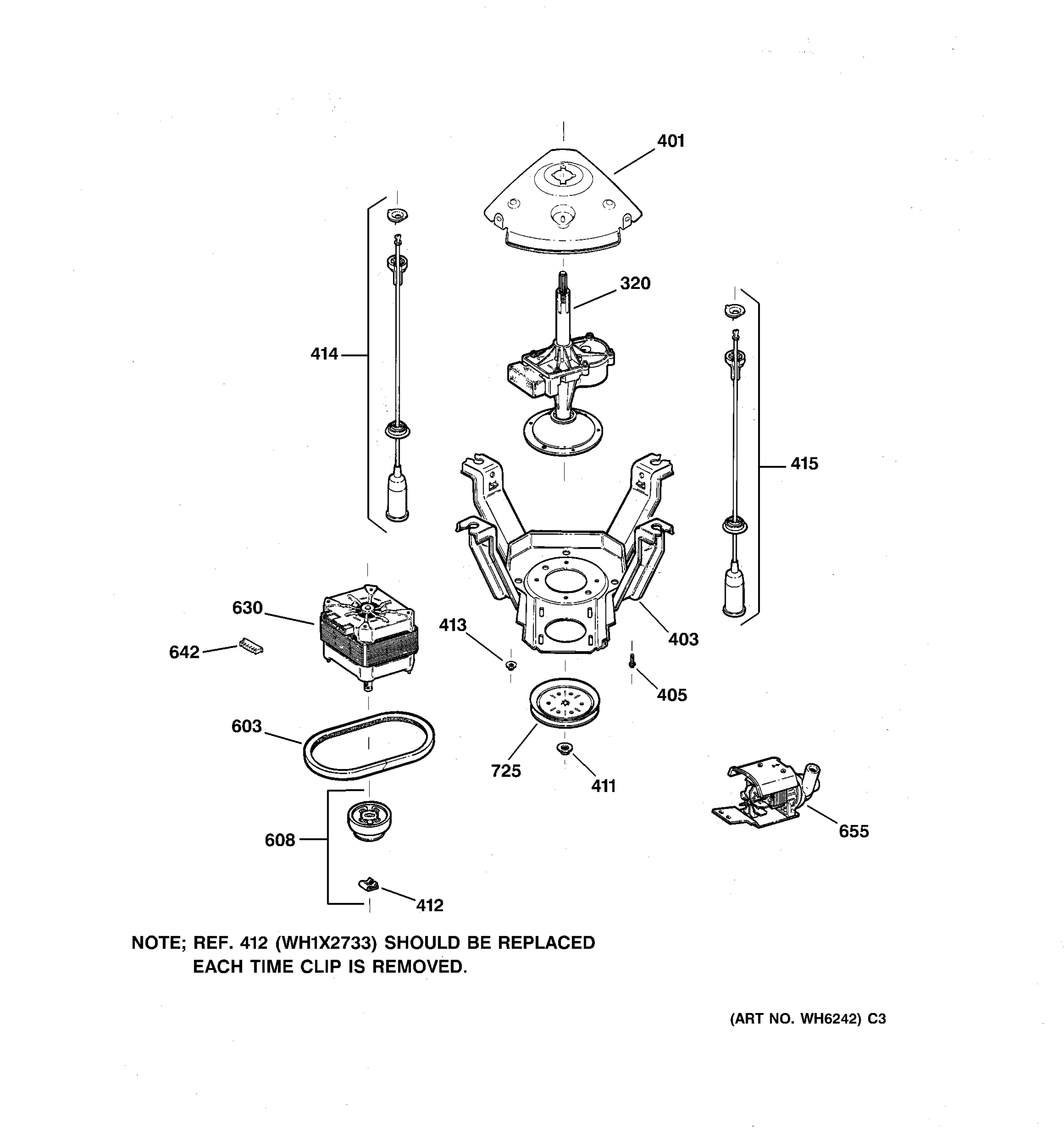 SUSPENSION, PUMP & DRIVE COMPONENTS