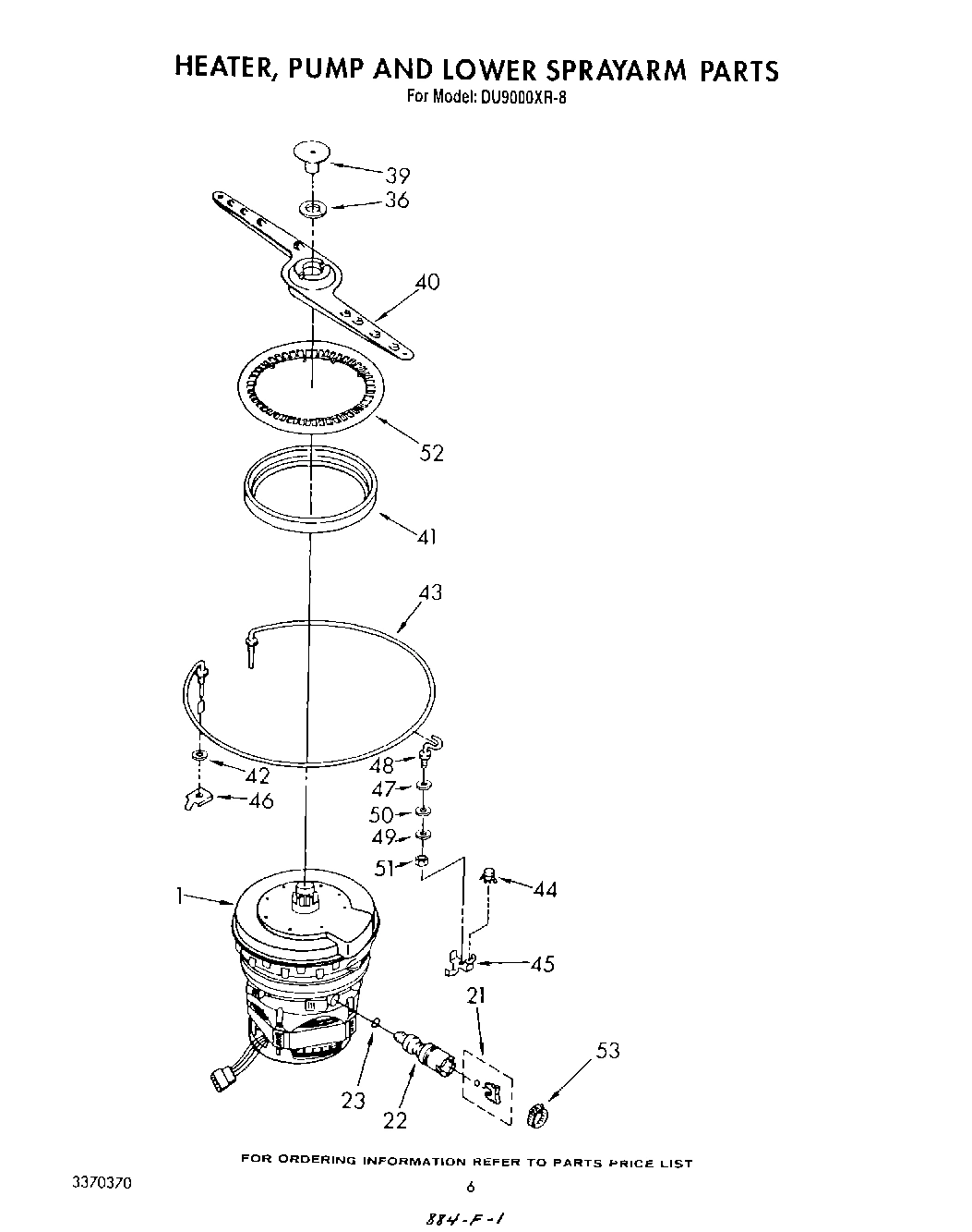 04 - HEATER, PUMP, AND LOWER SPRAYARM