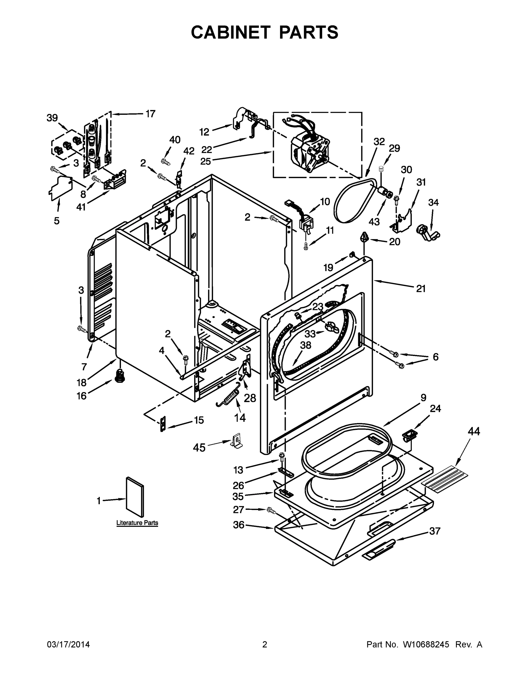 02 - CABINET PARTS