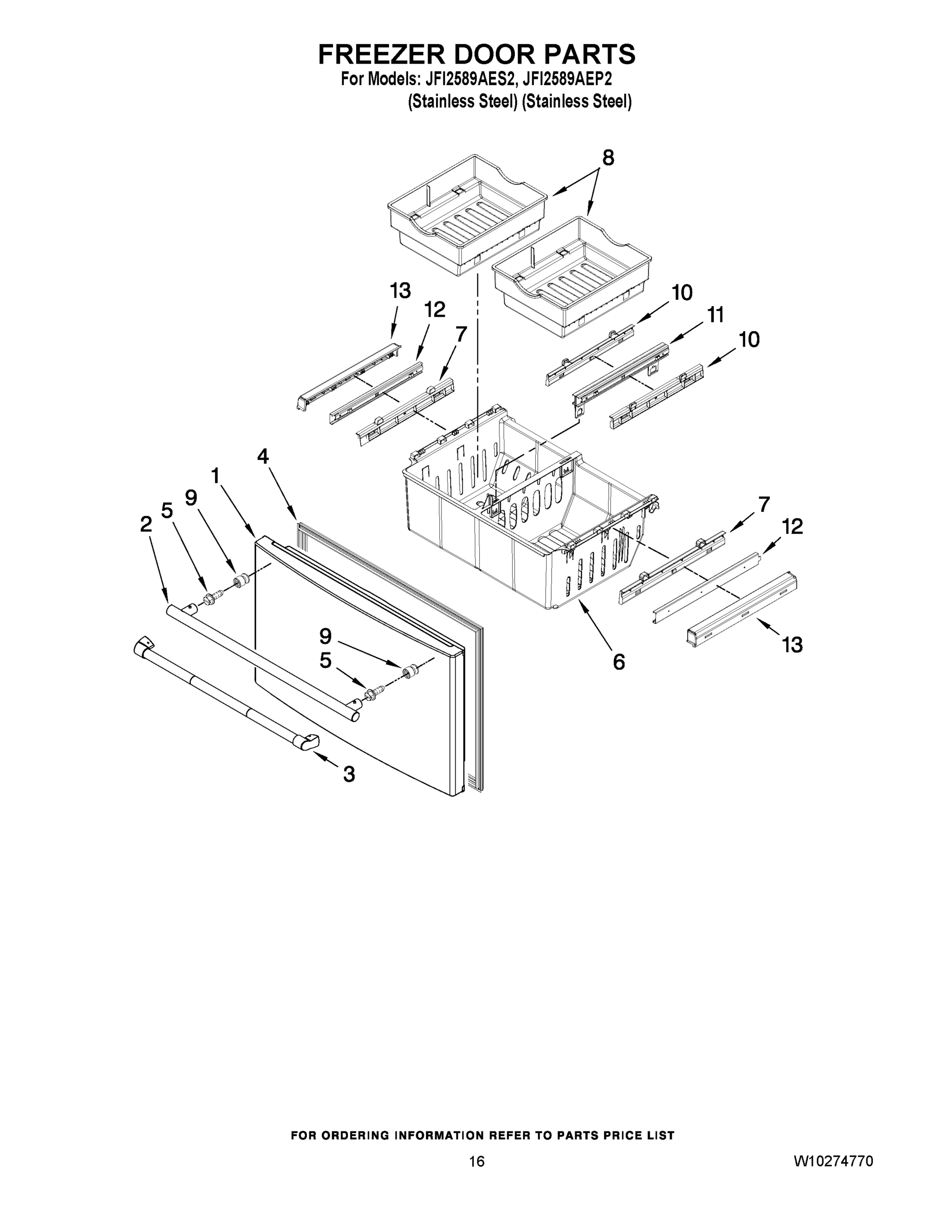 09 - FREEZER DOOR PARTS