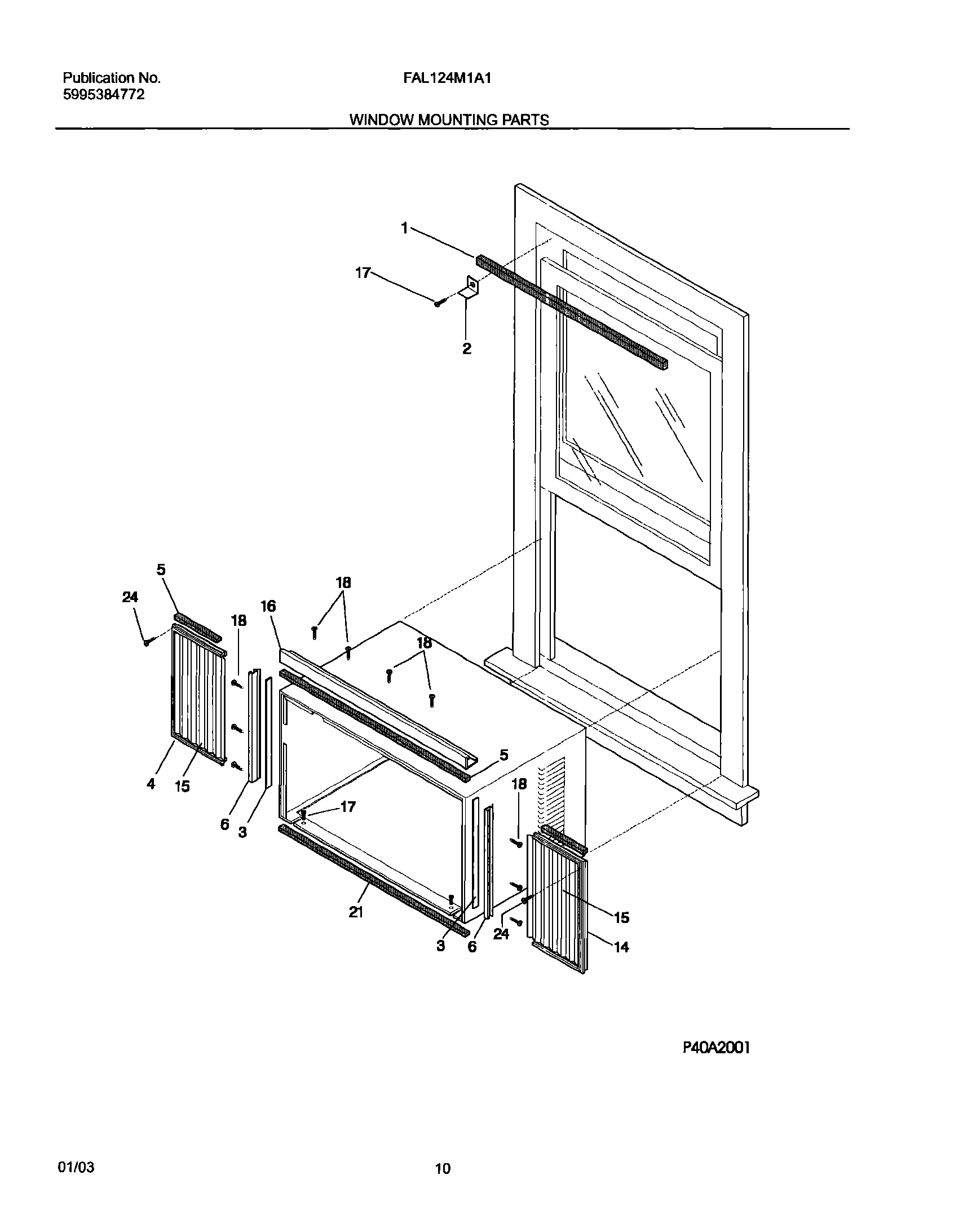 11 - WINDOW MOUNTING PARTS