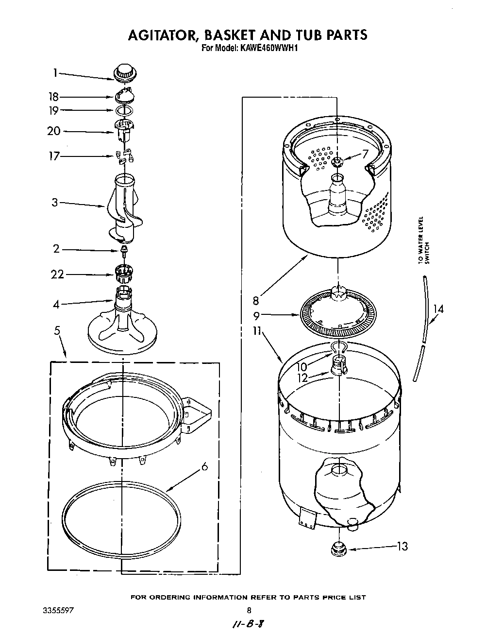 06 - AGITATOR, BASKET AND TUB