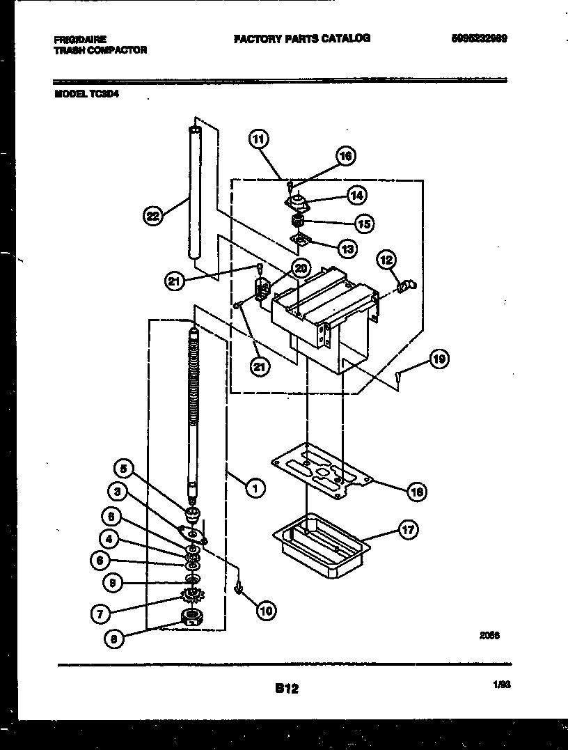 05 - SCREW-POWER AND RAM ASSEMBLY