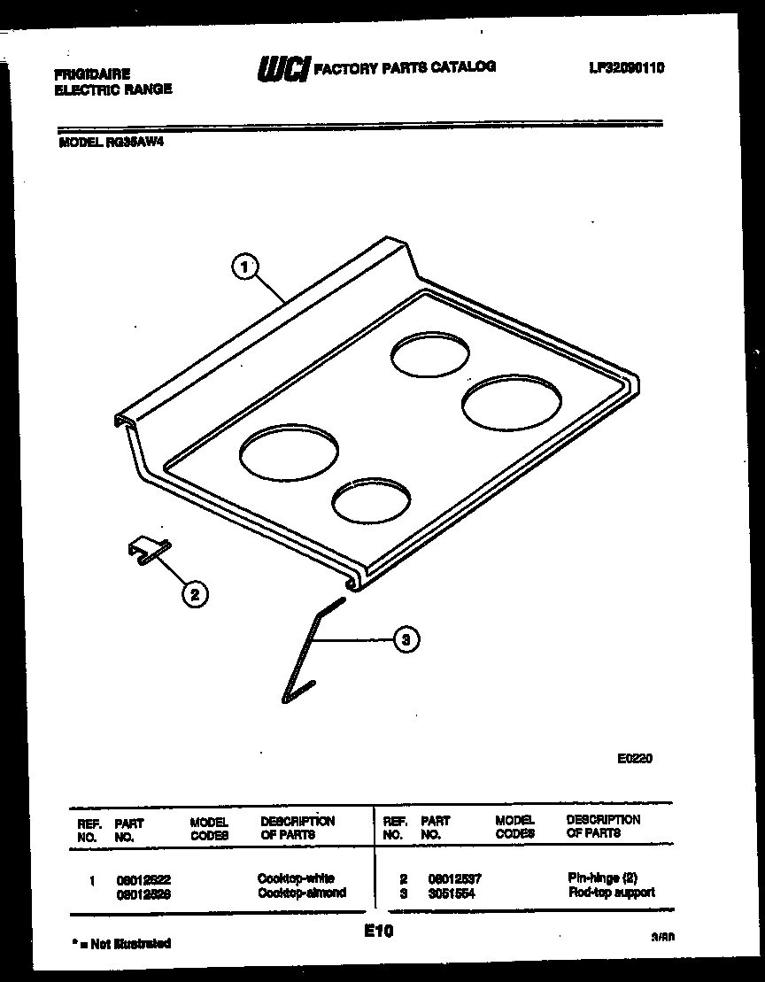 03 - COOKTOP PARTS