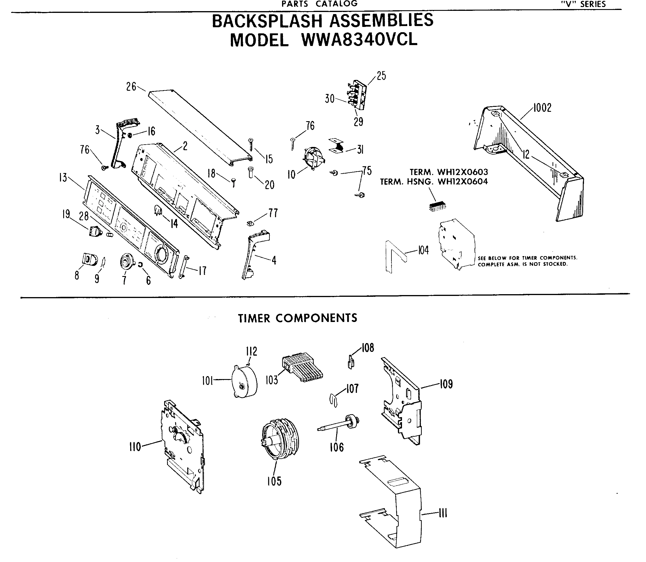 BACKSPLASH ASSEMBLIES