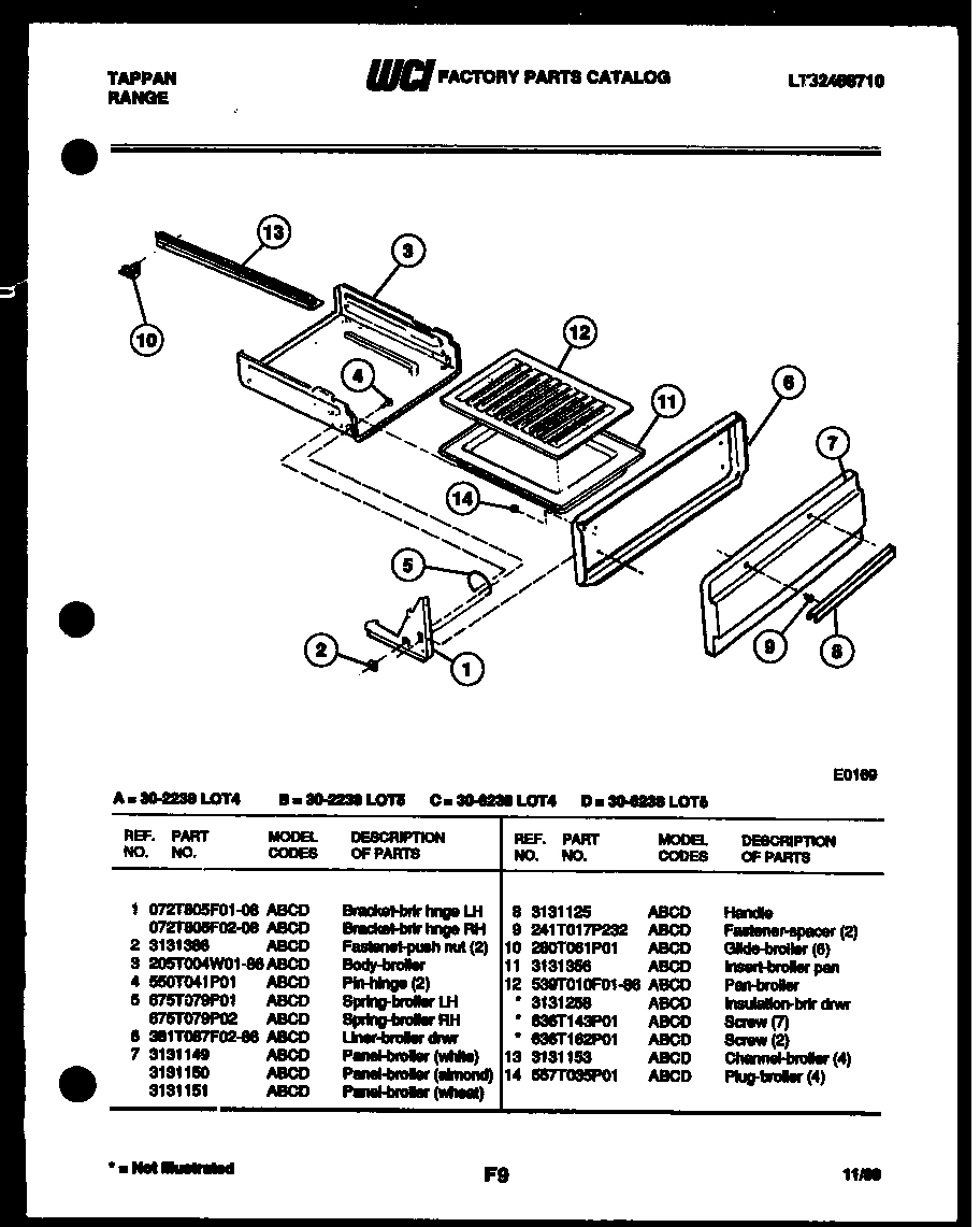 05 - BROILER DRAWER PARTS