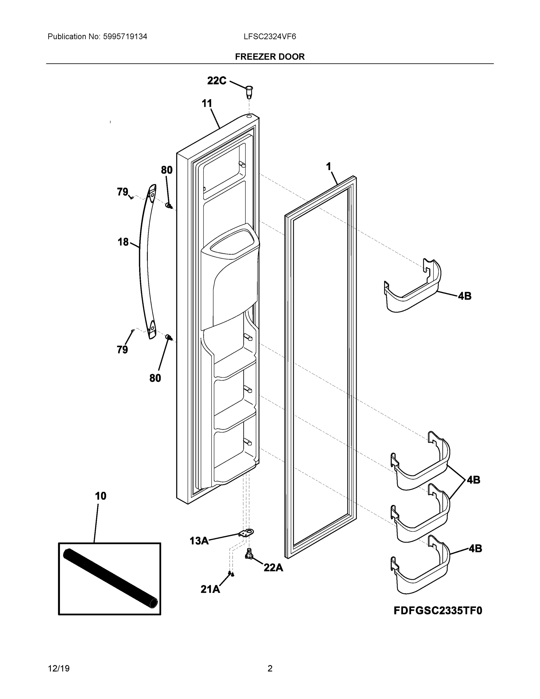 02 - FREEZER DOOR