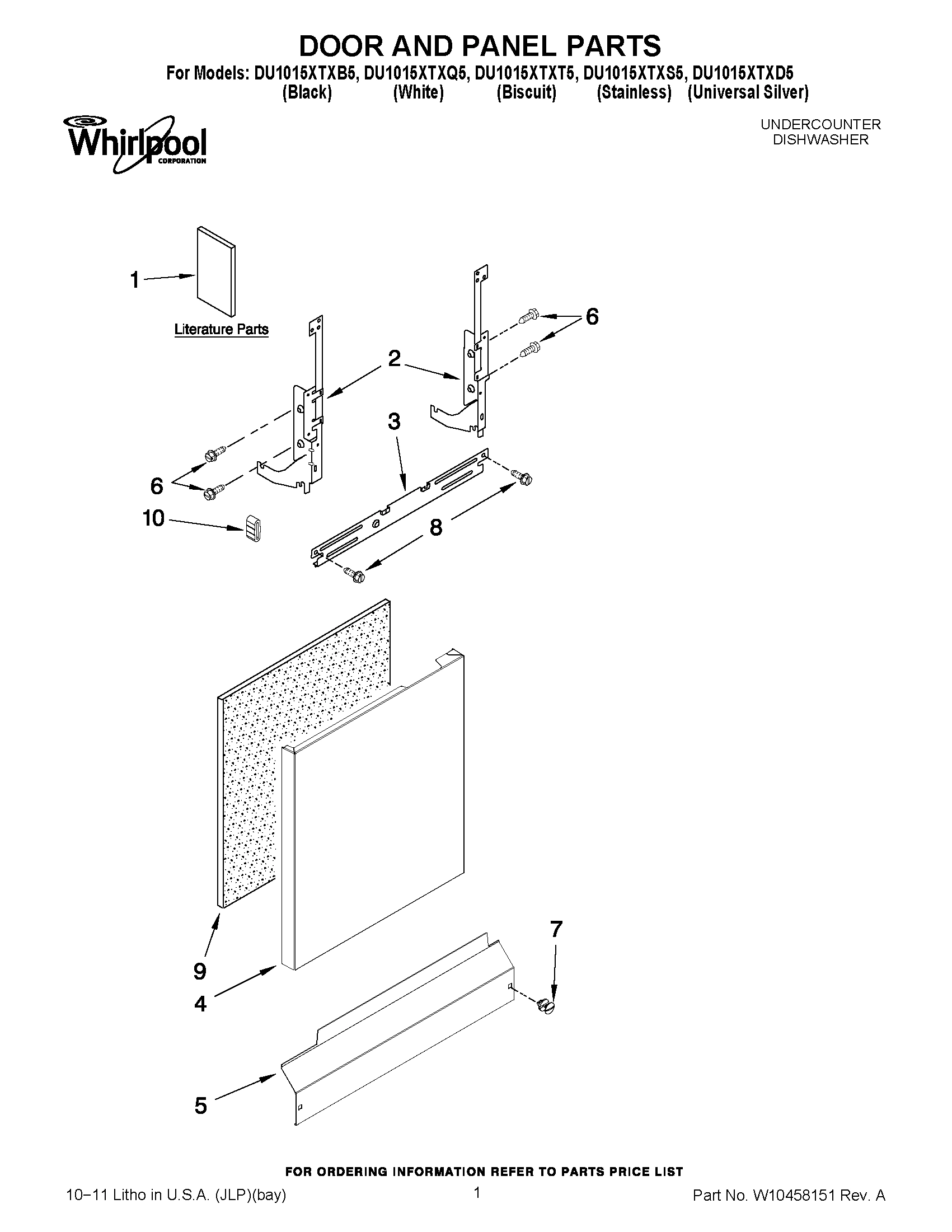 01 - DOOR AND PANEL PARTS