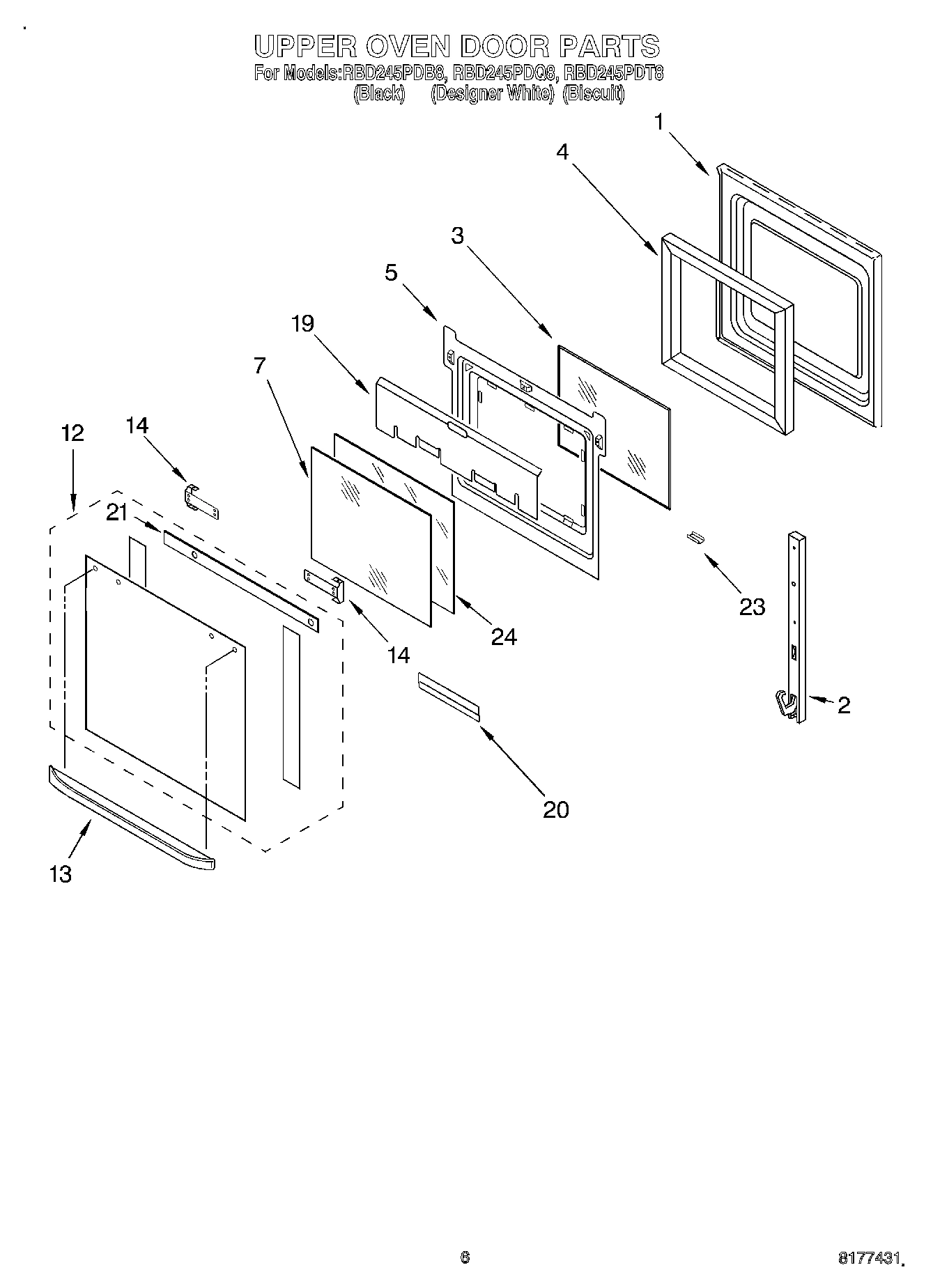 04 - UPPER OVEN DOOR