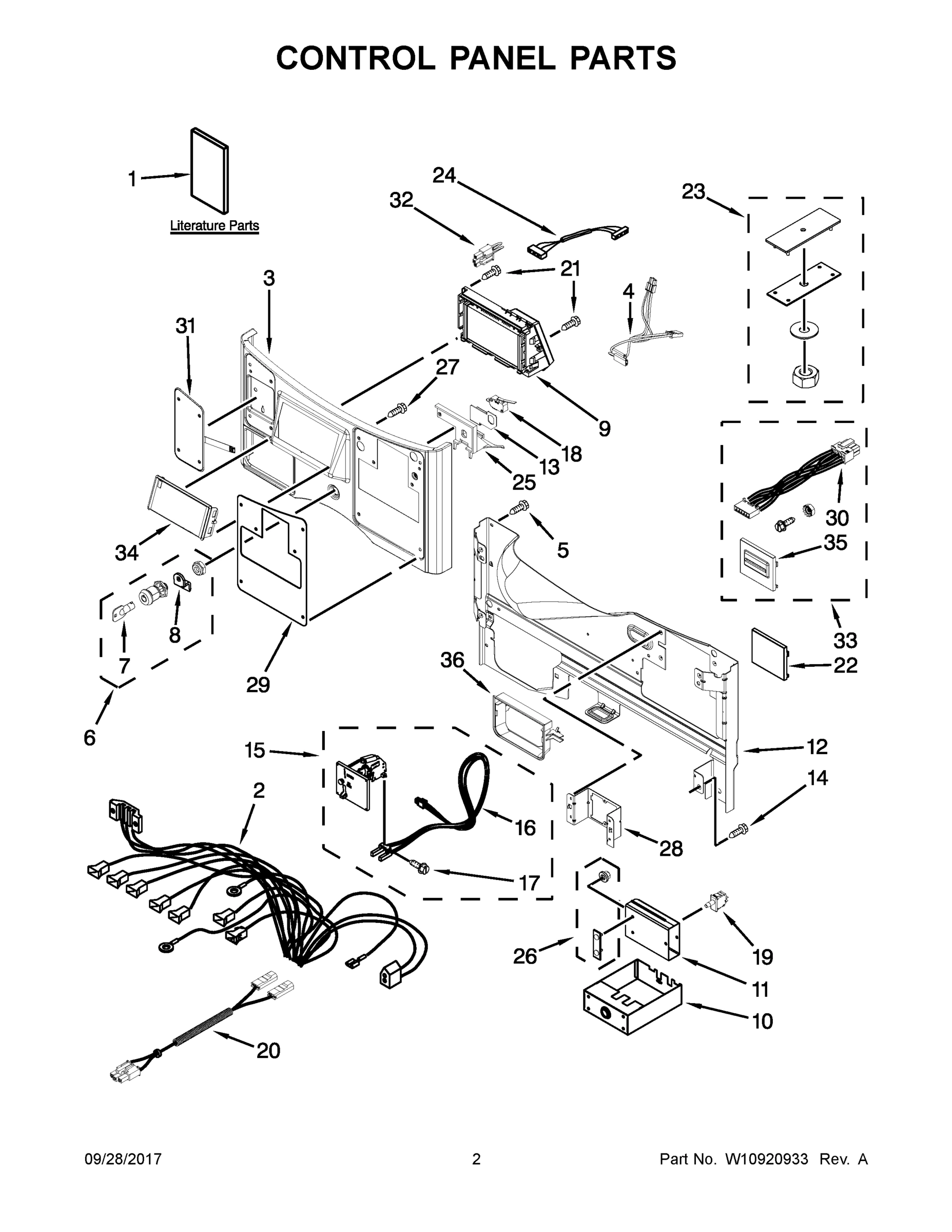 02 - CONTROL PANEL PARTS
