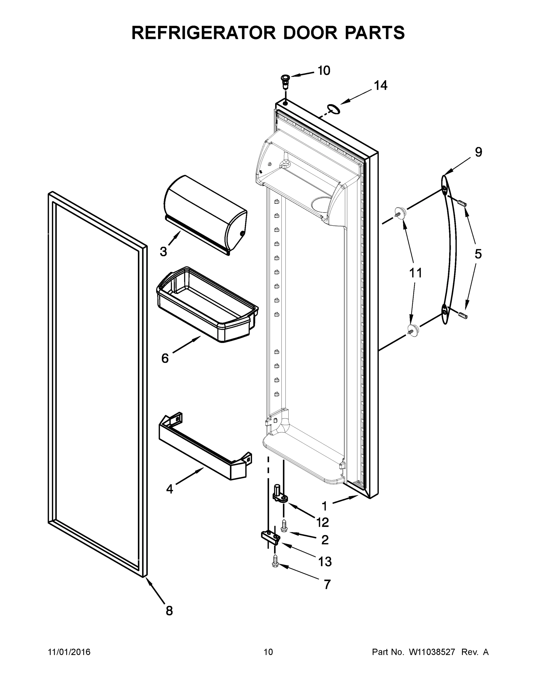 06 - REFRIGERATOR DOOR PARTS