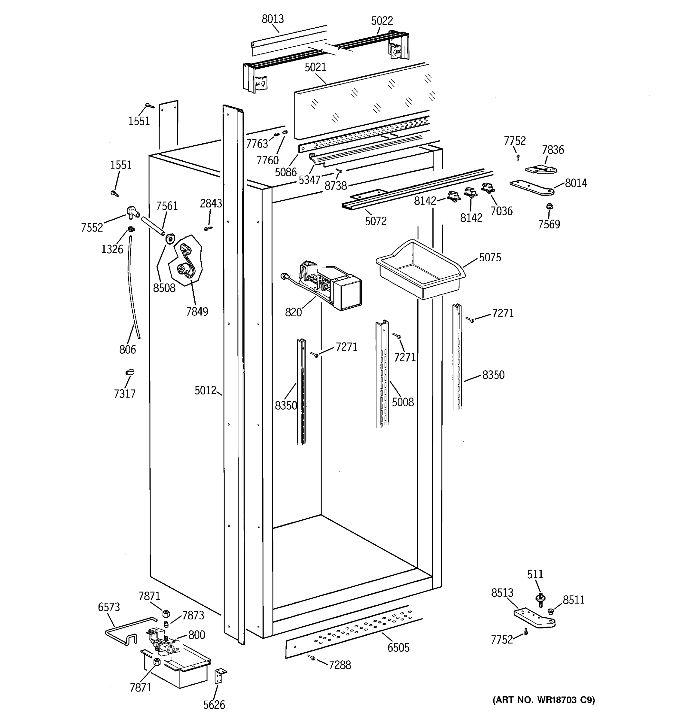 CABINET PARTS (2)