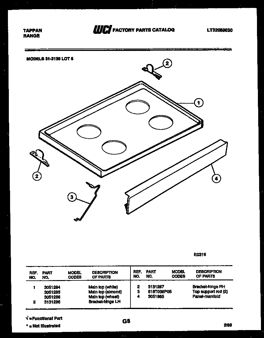 04 - COOKTOP PARTS