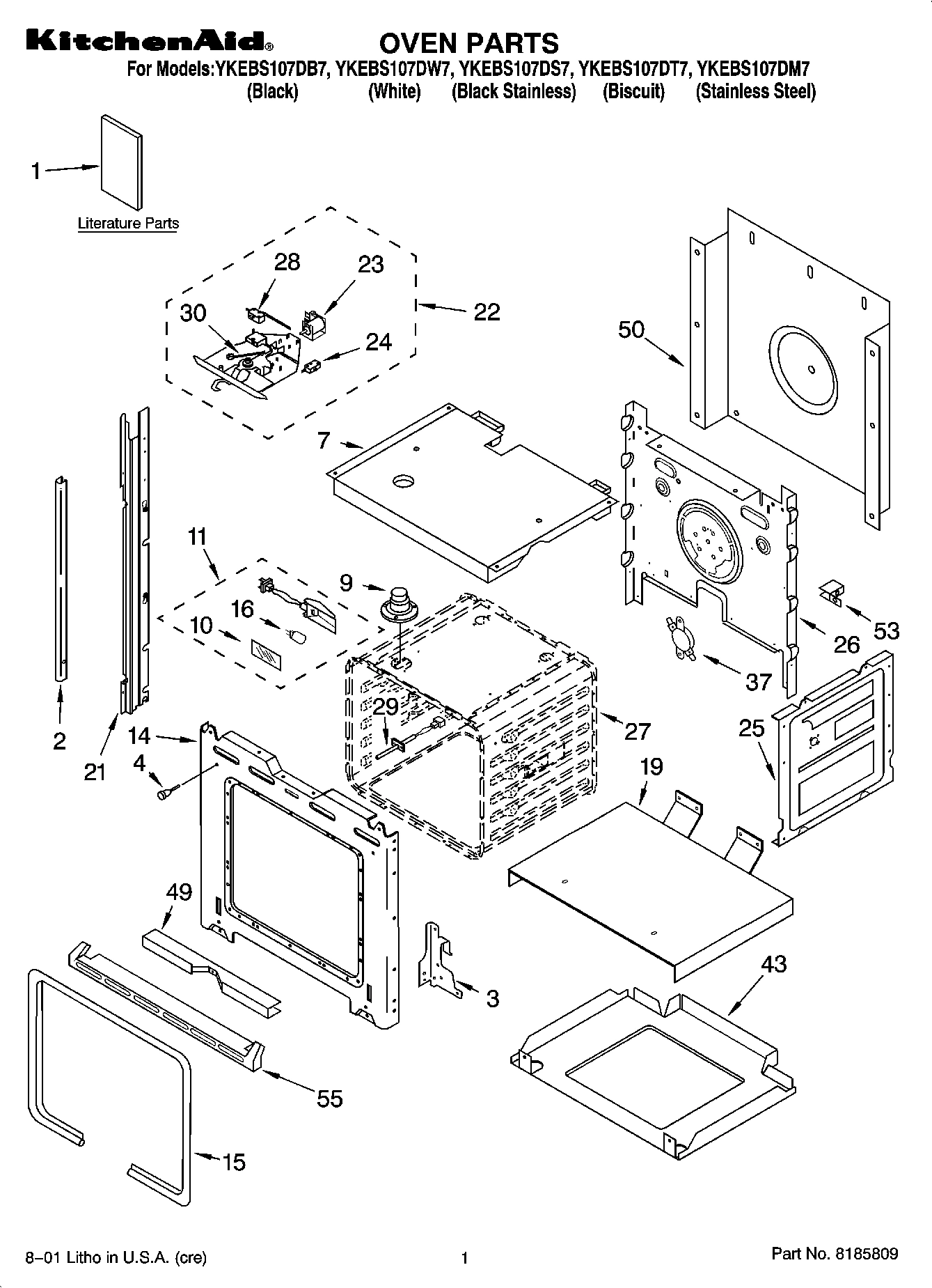 01 - OVEN PARTS