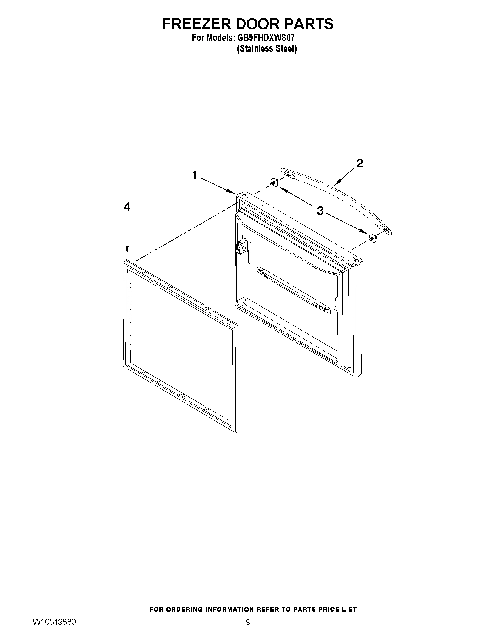 05 - FREEZER DOOR PARTS