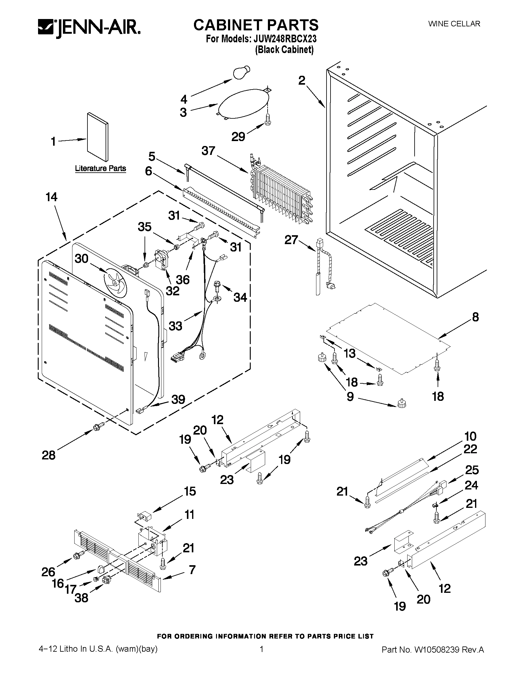 01 - CABINET PARTS