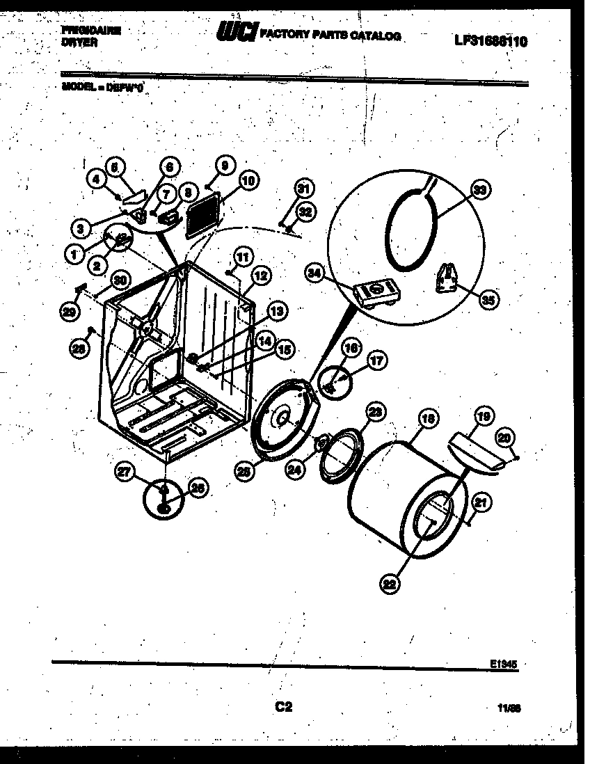 02 - CABINET AND COMPONENT PARTS