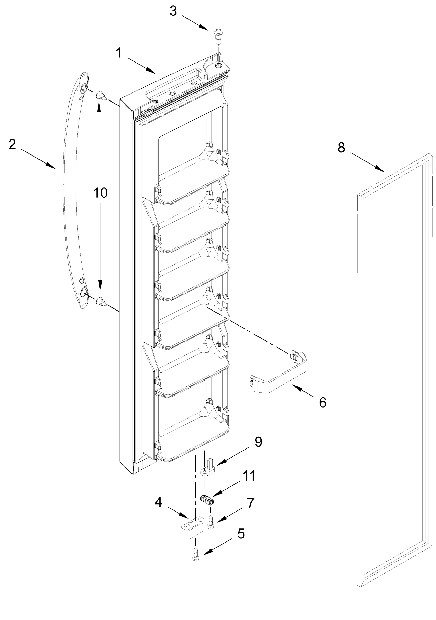 FREEZER DOOR PARTS