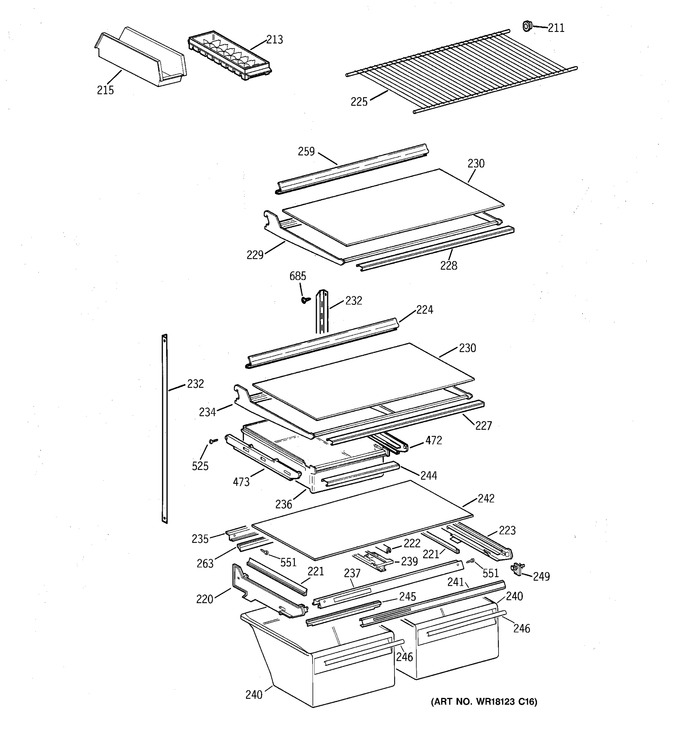 SHELF PARTS