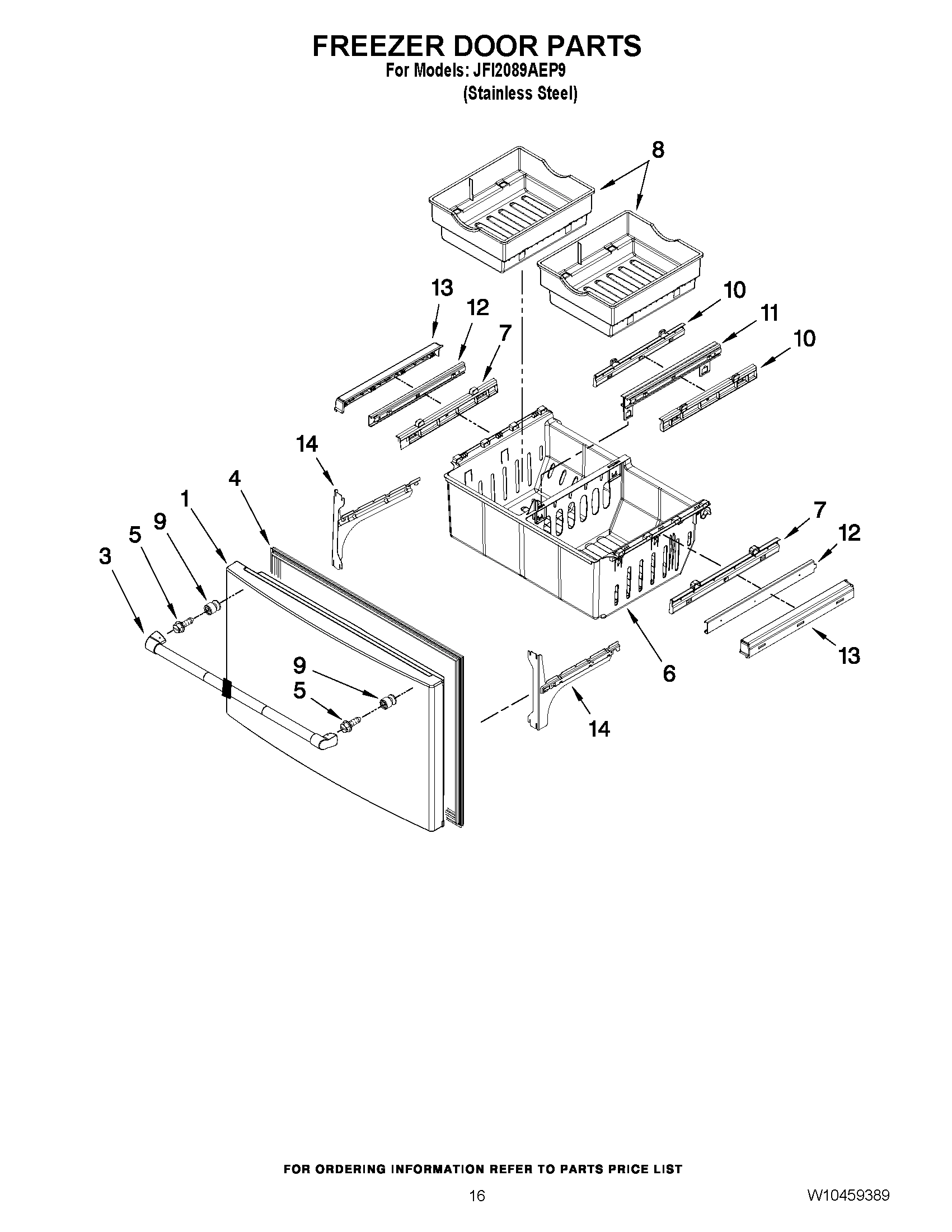 09 - FREEZER DOOR PARTS