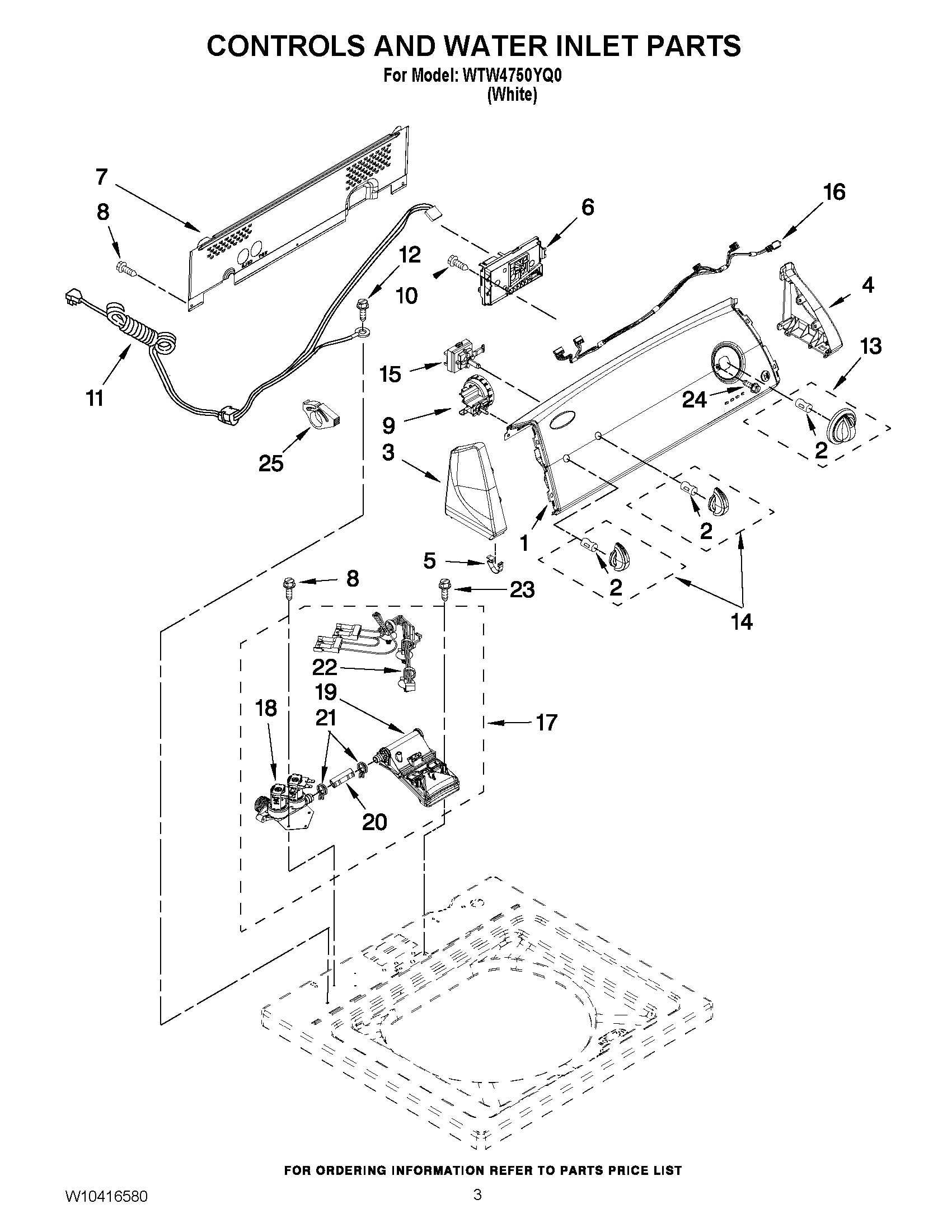 02 - CONTROLS AND WATER INLET PARTS