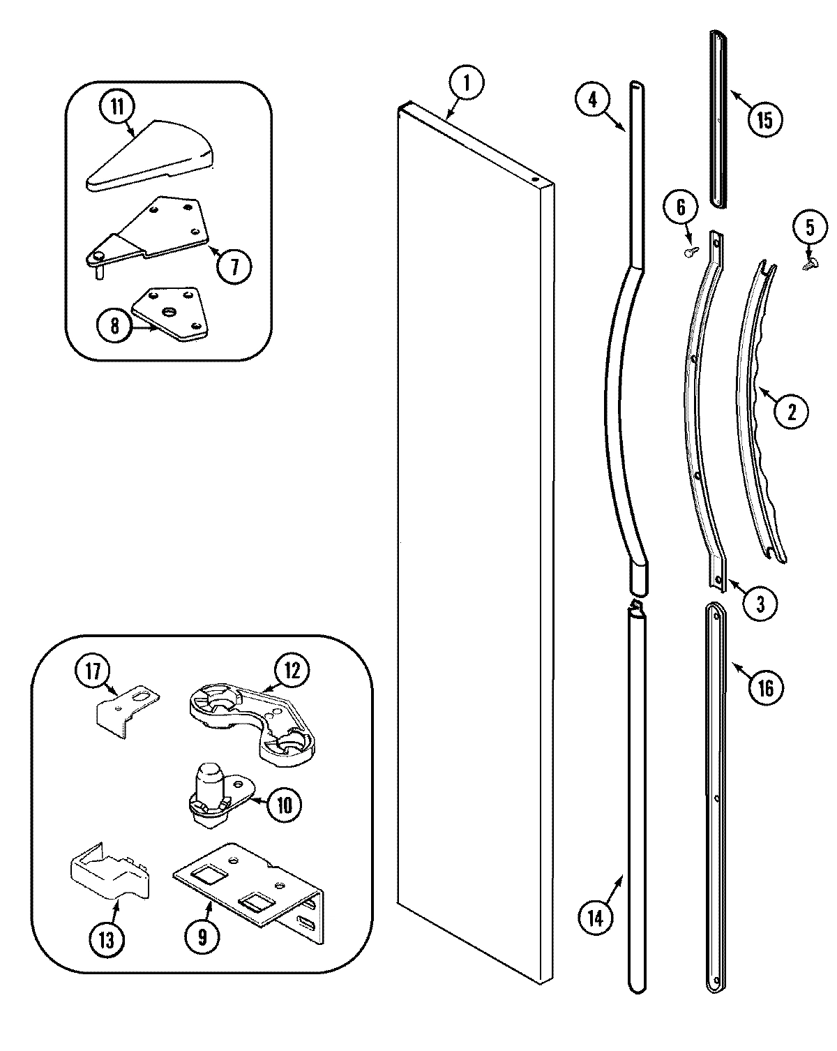 05 - FREEZER OUTER DOOR