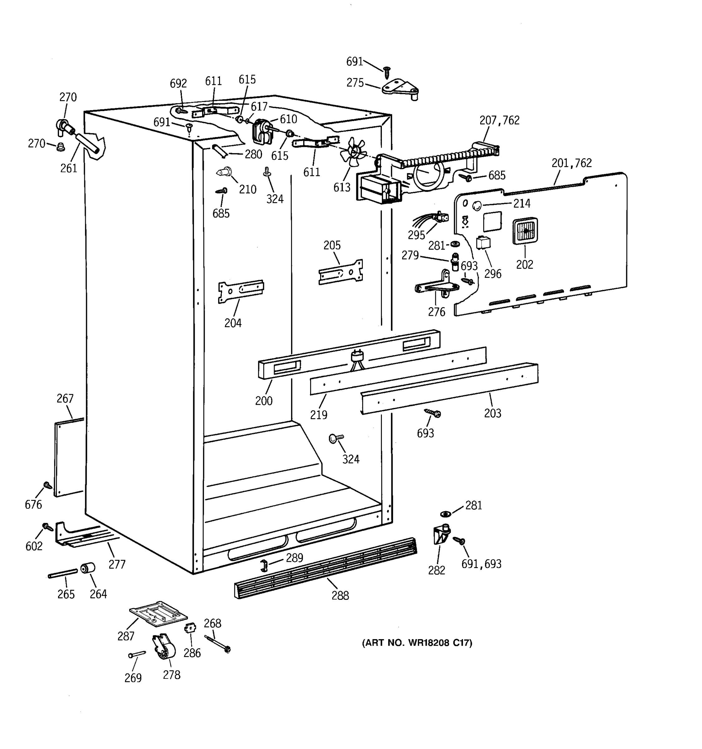CABINET PARTS