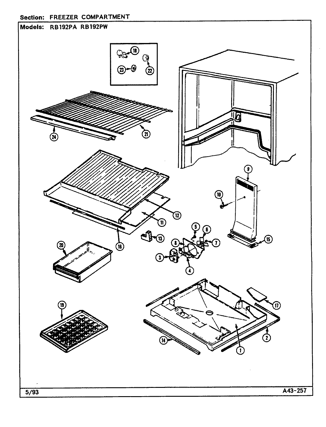 01 - FREEZER COMPARTMENT