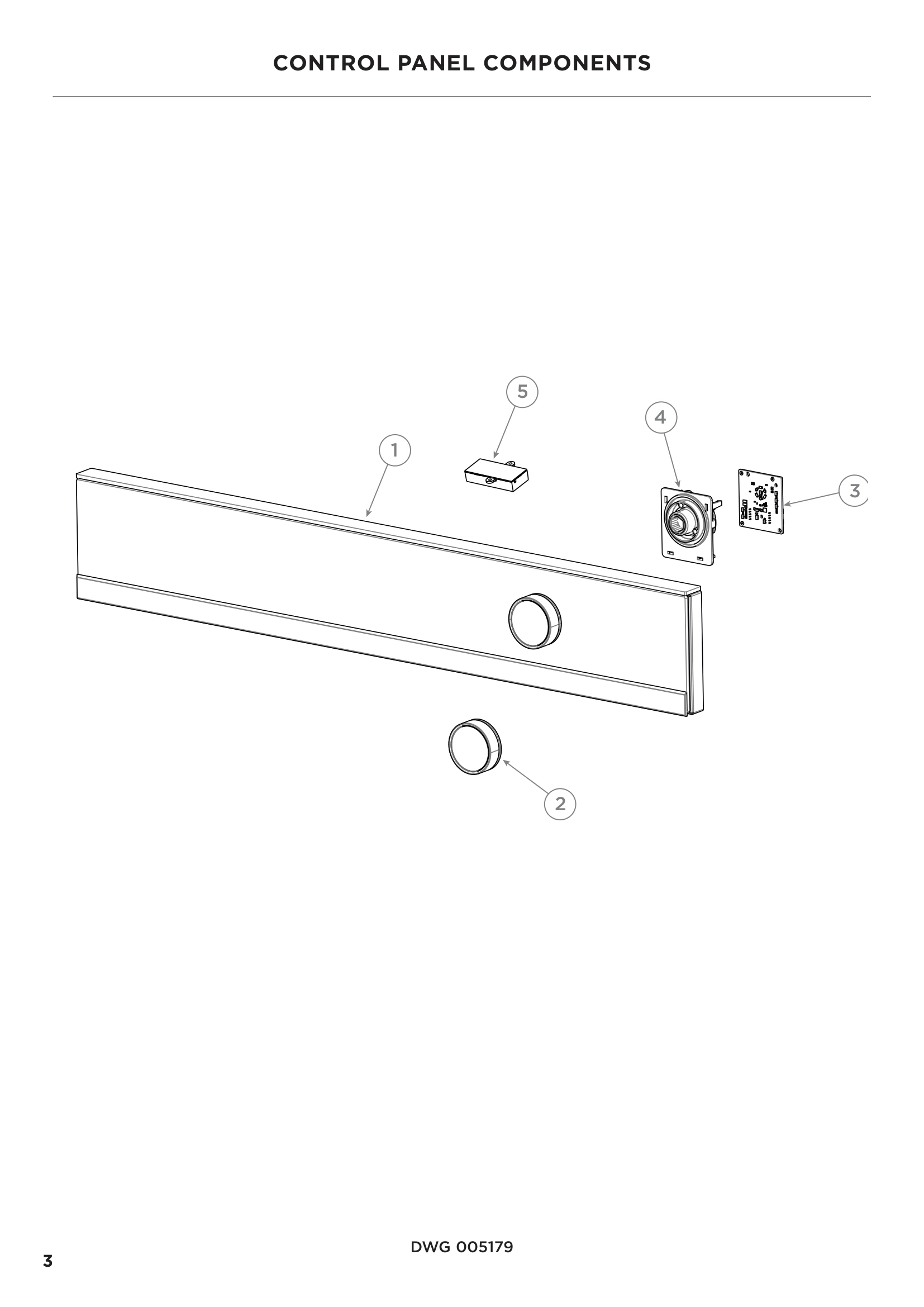 CONTROL PANEL COMPONENTS