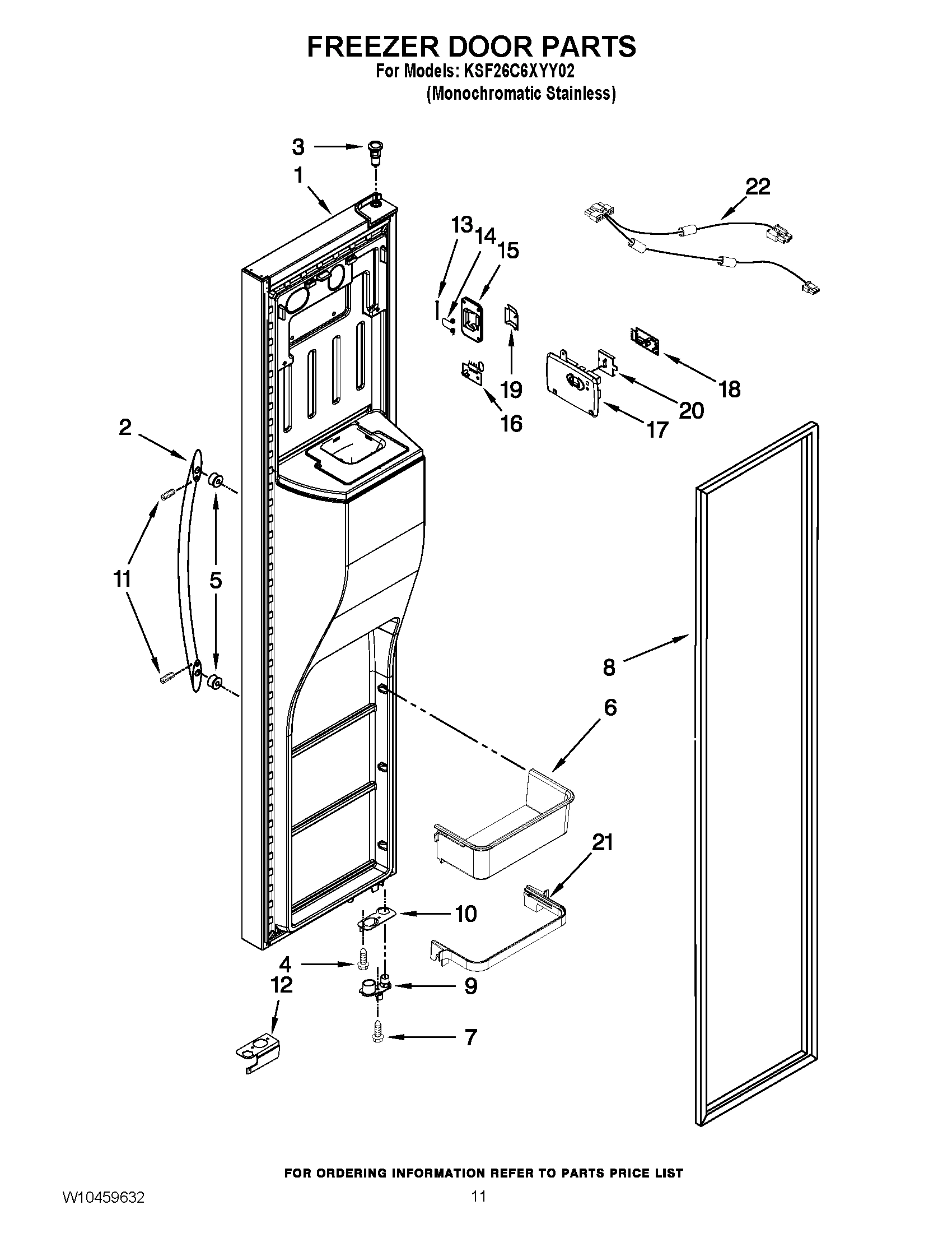 07 - FREEZER DOOR PARTS