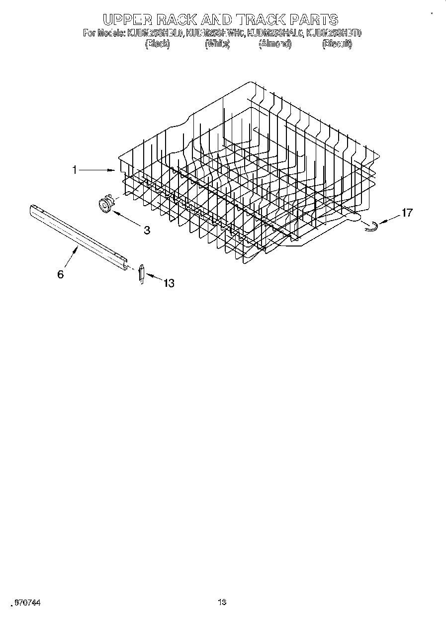 10 - UPPER RACK AND TRACK
