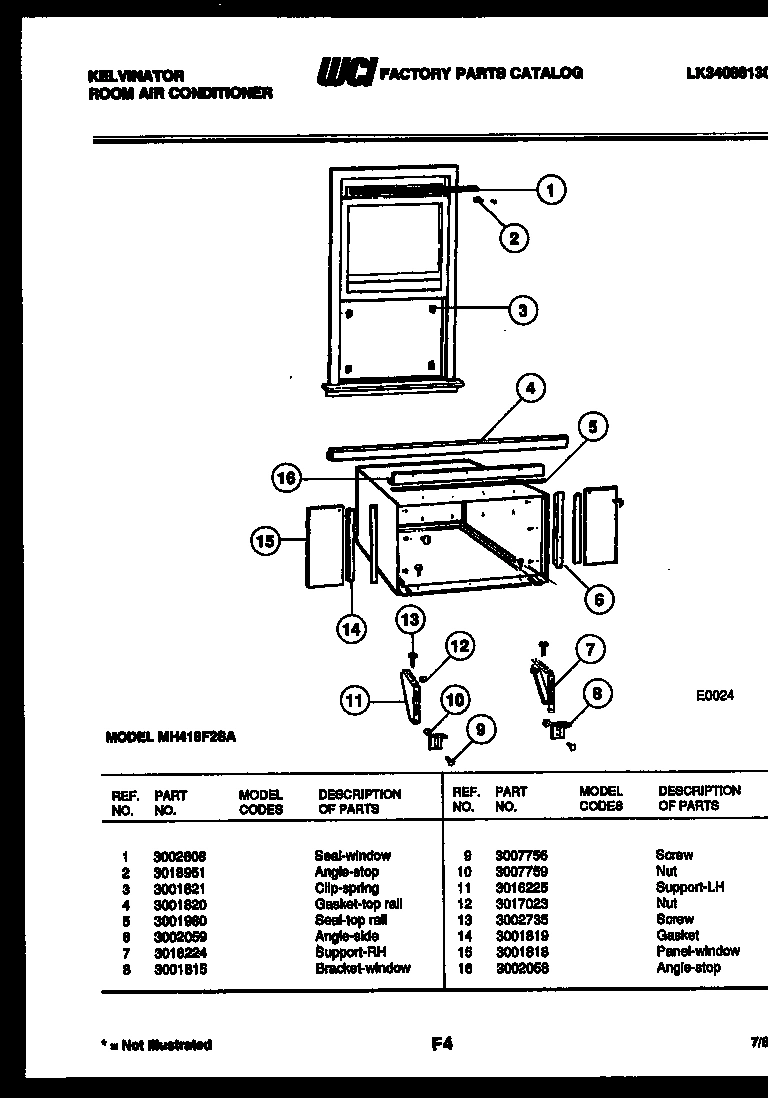 06 - CABINET AND INSTALLATION PARTS