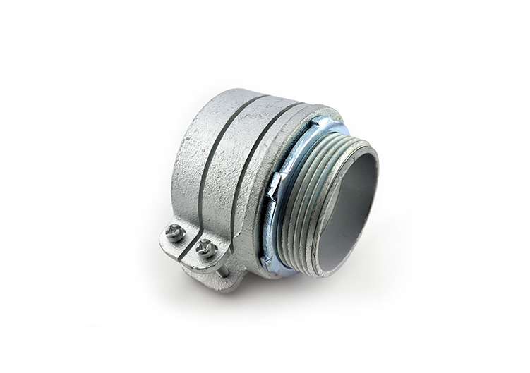 BRI 417 2-1/2" FLEX SQUEEZE CONNECTOR MALLEABLE IRON