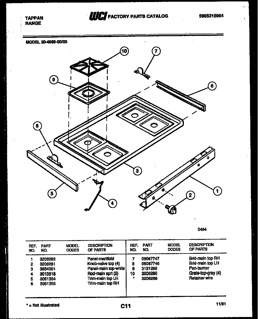 03 - COOKTOP PARTS