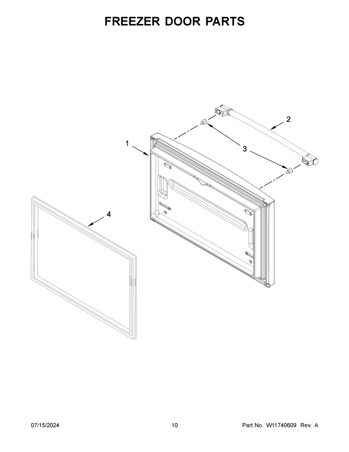 06 - FREEZER DOOR PARTS