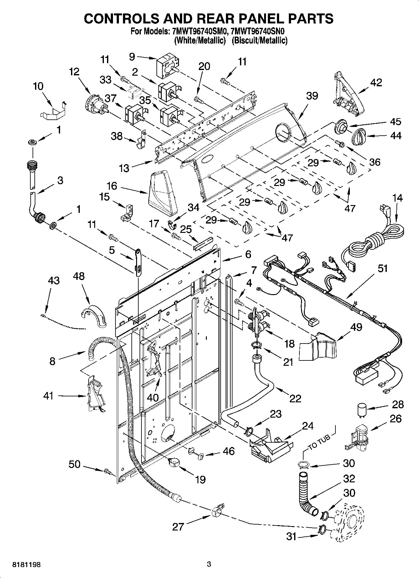 02 - CONTROLS AND REAR PANEL PARTS