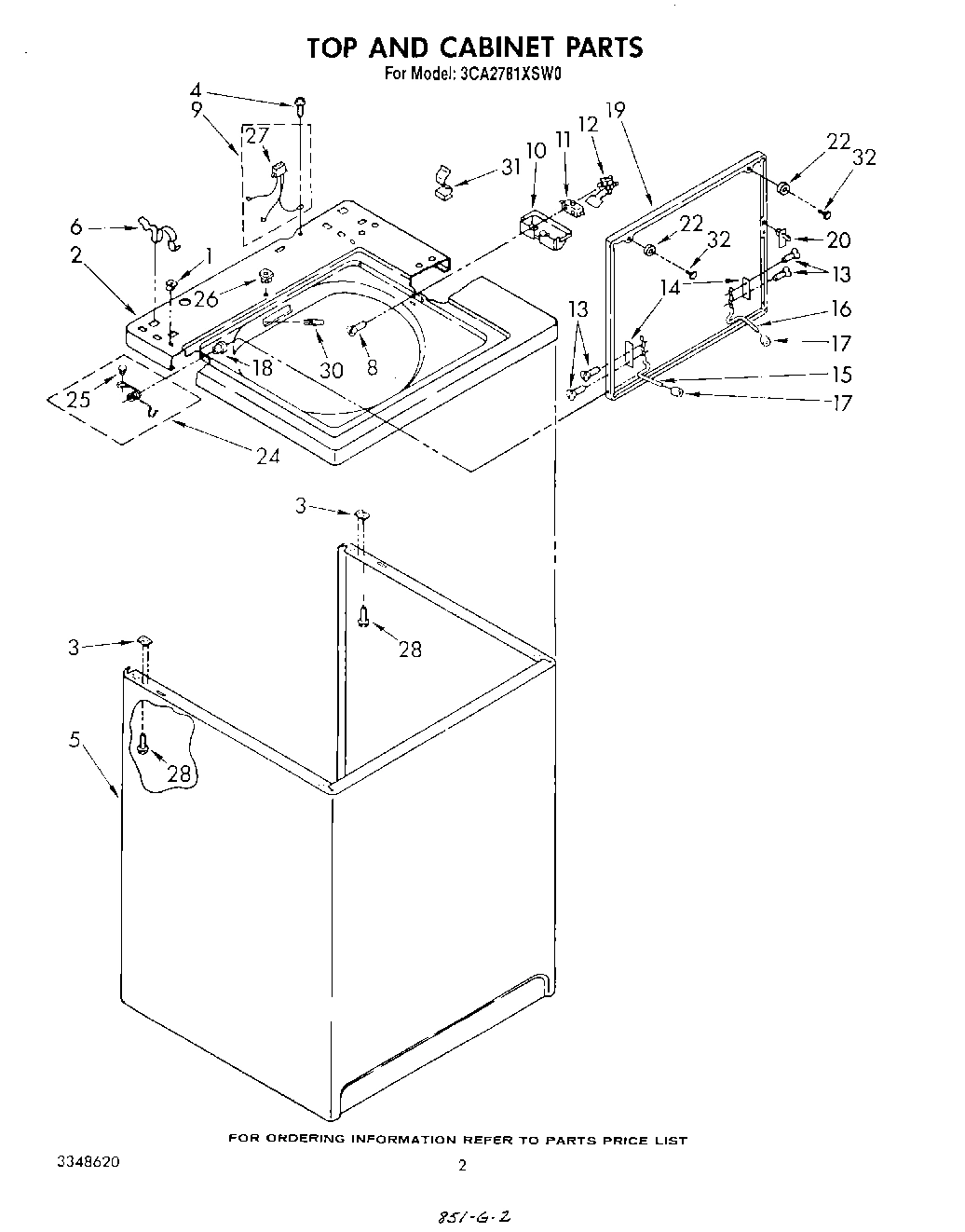 02 - TOP AND CABINET , LITERATURE AND OPTIONAL