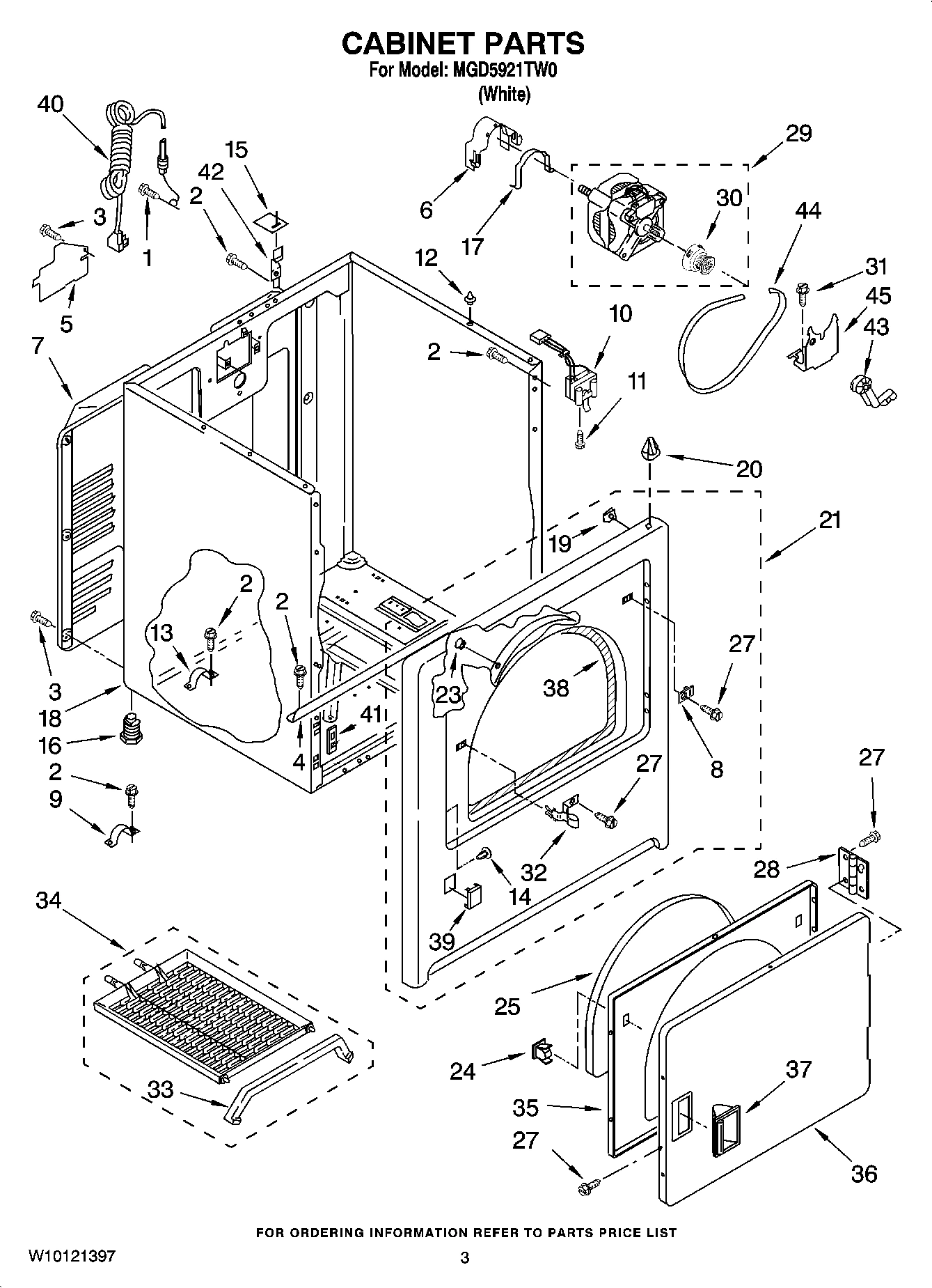 02 - CABINET PARTS
