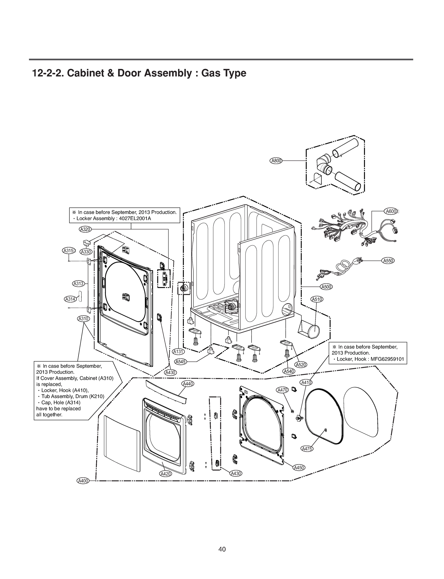 CABINET & DOOR ASSEMBLY