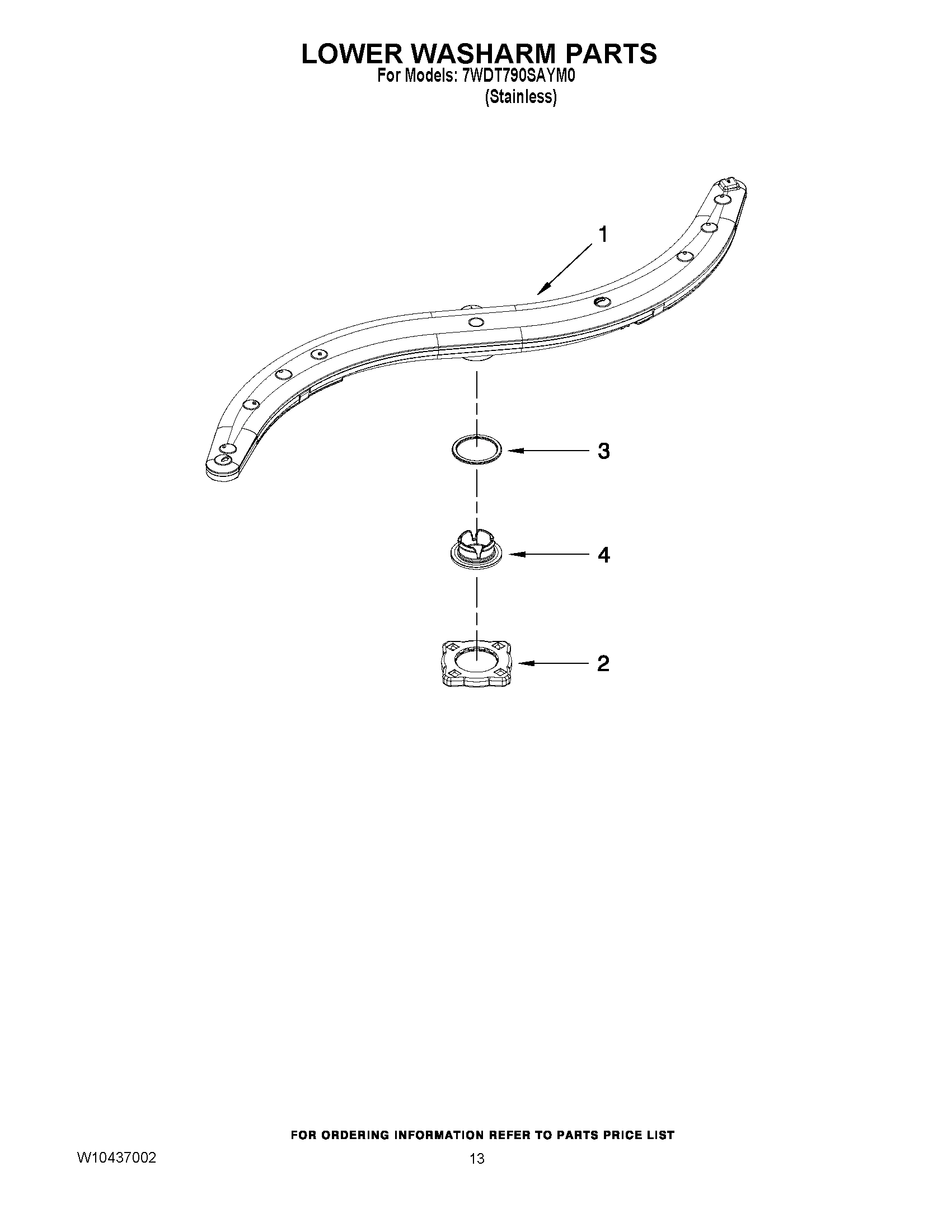 11 - LOWER WASHARM PARTS