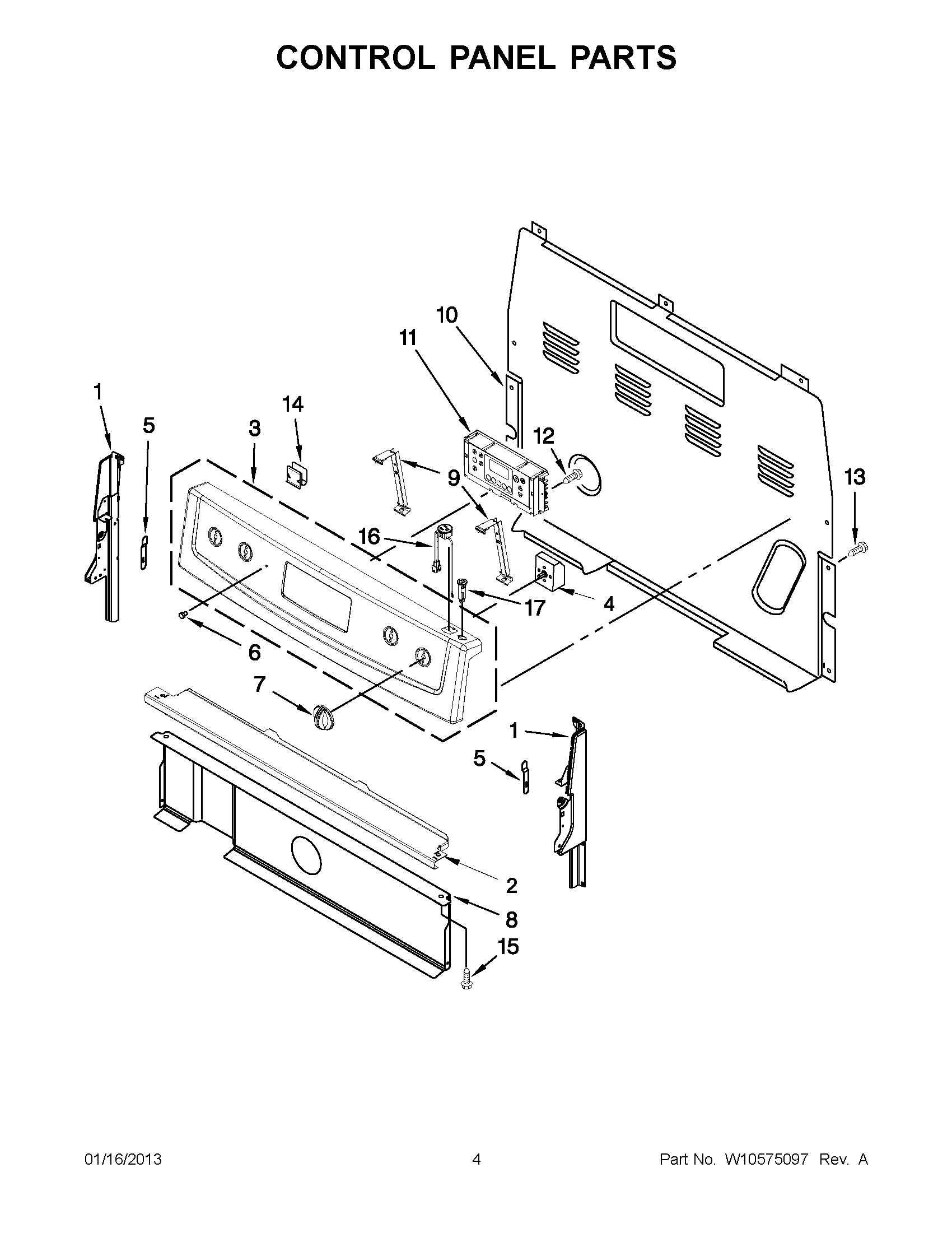 02 - CONTROL PANEL PARTS