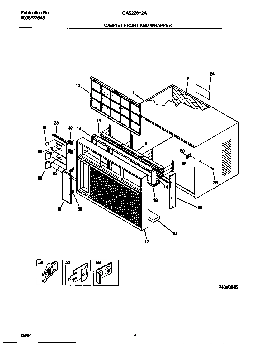 02 - CABINET FRONT AND WRAPPER