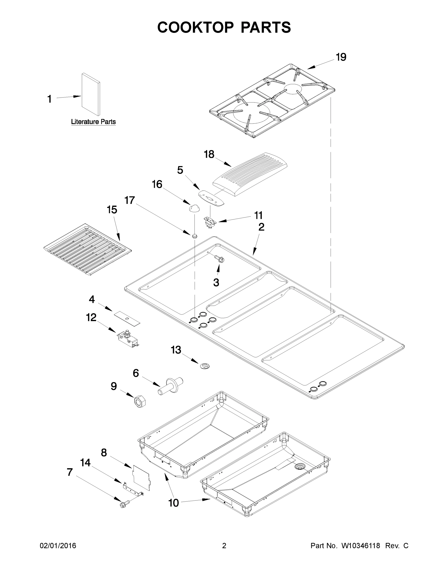 02 - COOKTOP PARTS
