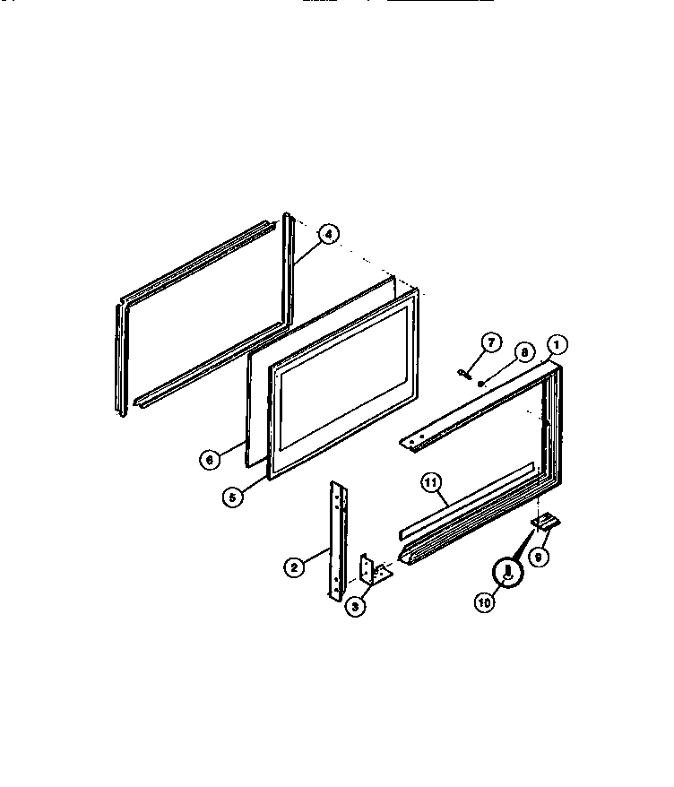 05 - UPPER OVEN DOOR PARTS