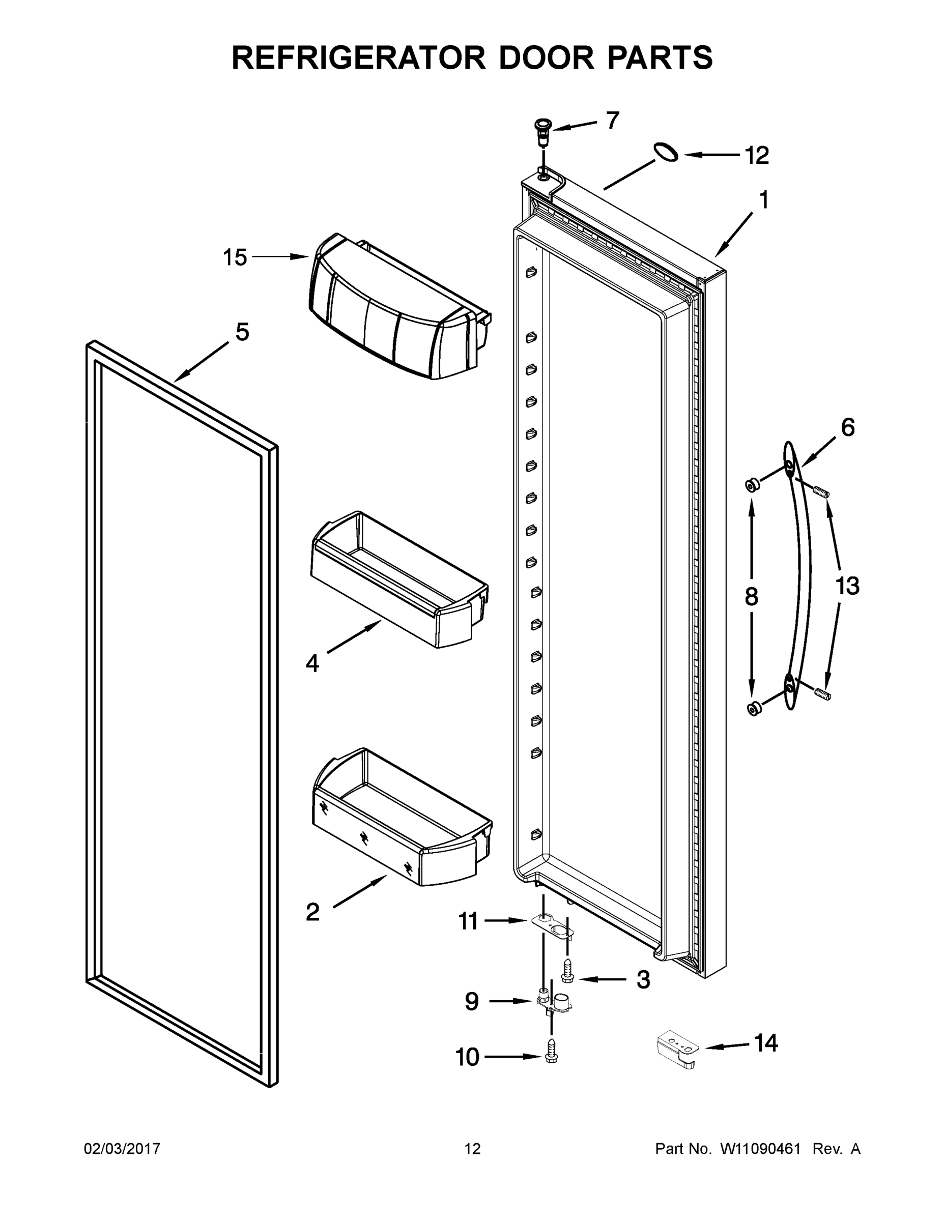 07 - REFRIGERATOR DOOR PARTS