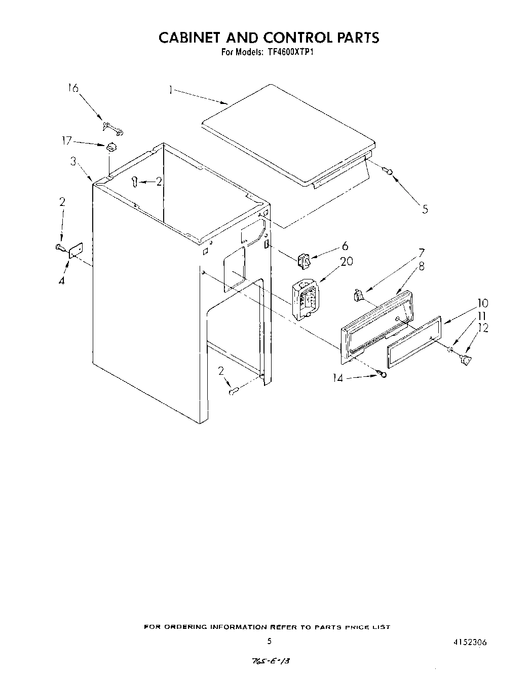 05 - CABINET AND CONTROL