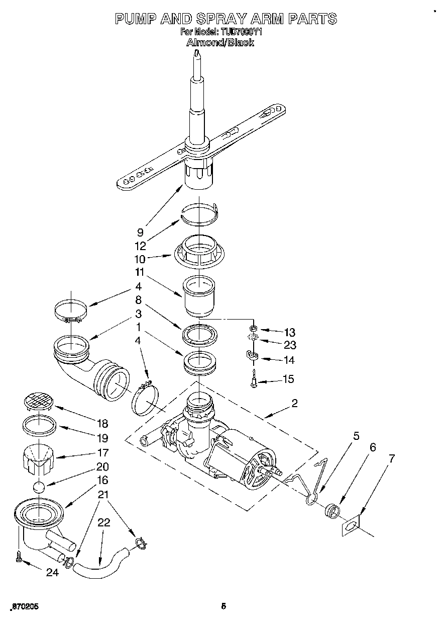 04 - PUMP AND SPRAY ARM
