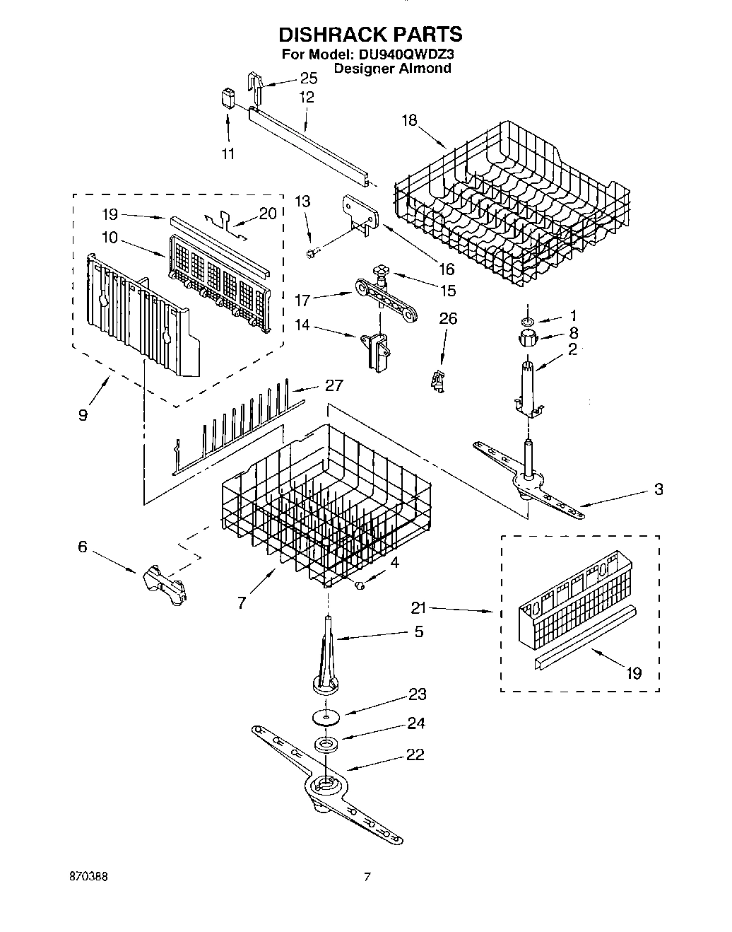 05 - DISHRACK, LIT/OPTIONAL