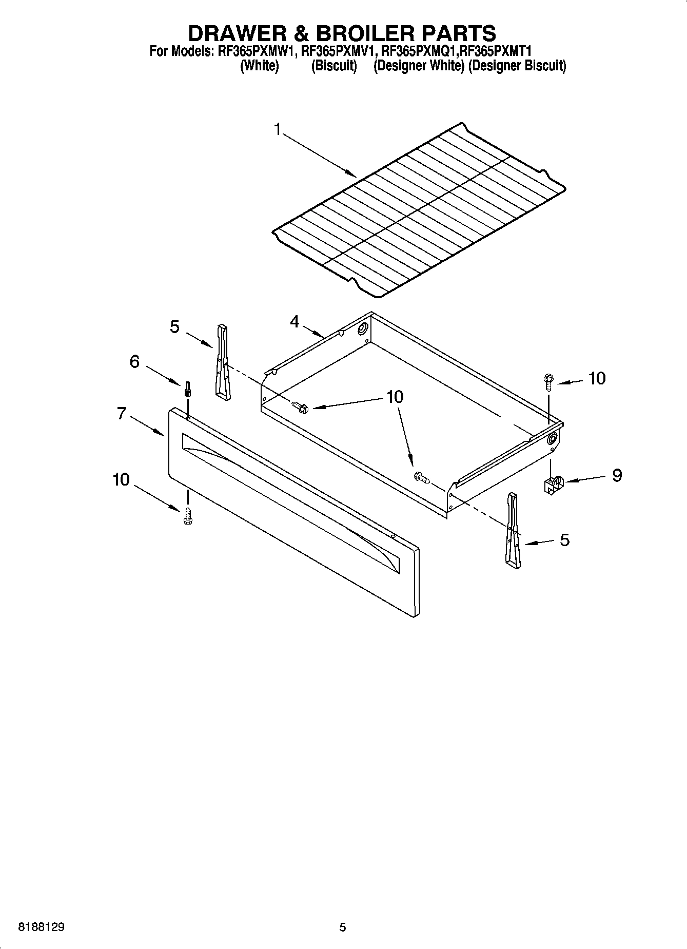04 - DRAWER & BROILER PARTS